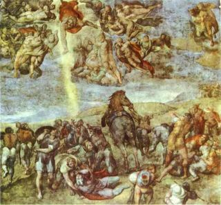 Michelangelo._Conversion_of_Saint_Paul._1542-1545._Frescoes